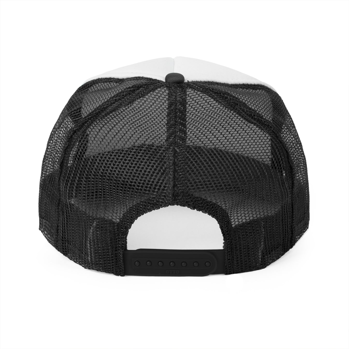 "LFT HVY SHT" Trucker Hat | Black & White Mesh Snapback Trucker Cap