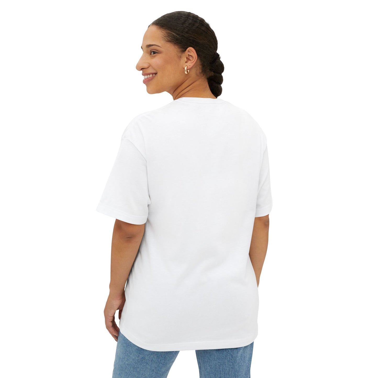Quiet Is Power Minimalist White T-Shirt | Unisex Boxy Crew Neck Subtle Graphic Tee