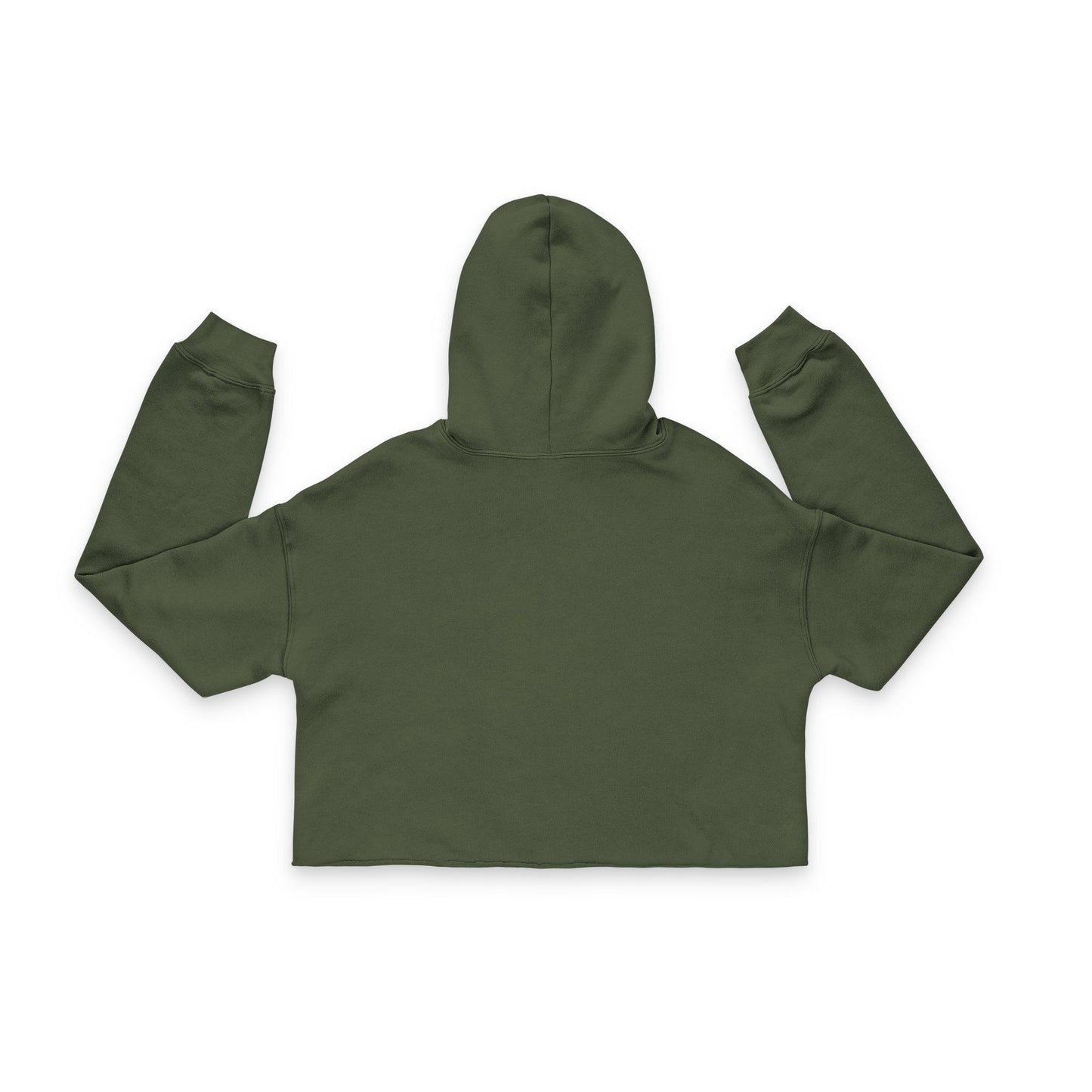 Chic Women's Cropped Hoodie - 'I AM ENOUGH'