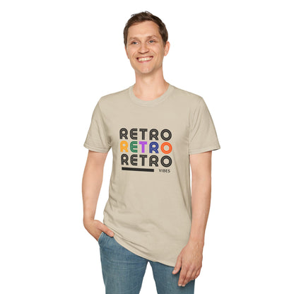 Retro Vibes Graphic Tee | Vintage Style Unisex T-Shirt | 90s Aesthetic Streetwear