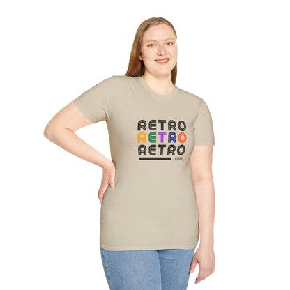 Retro Vibes Graphic Tee | Vintage Style Unisex T-Shirt | 90s Aesthetic Streetwear