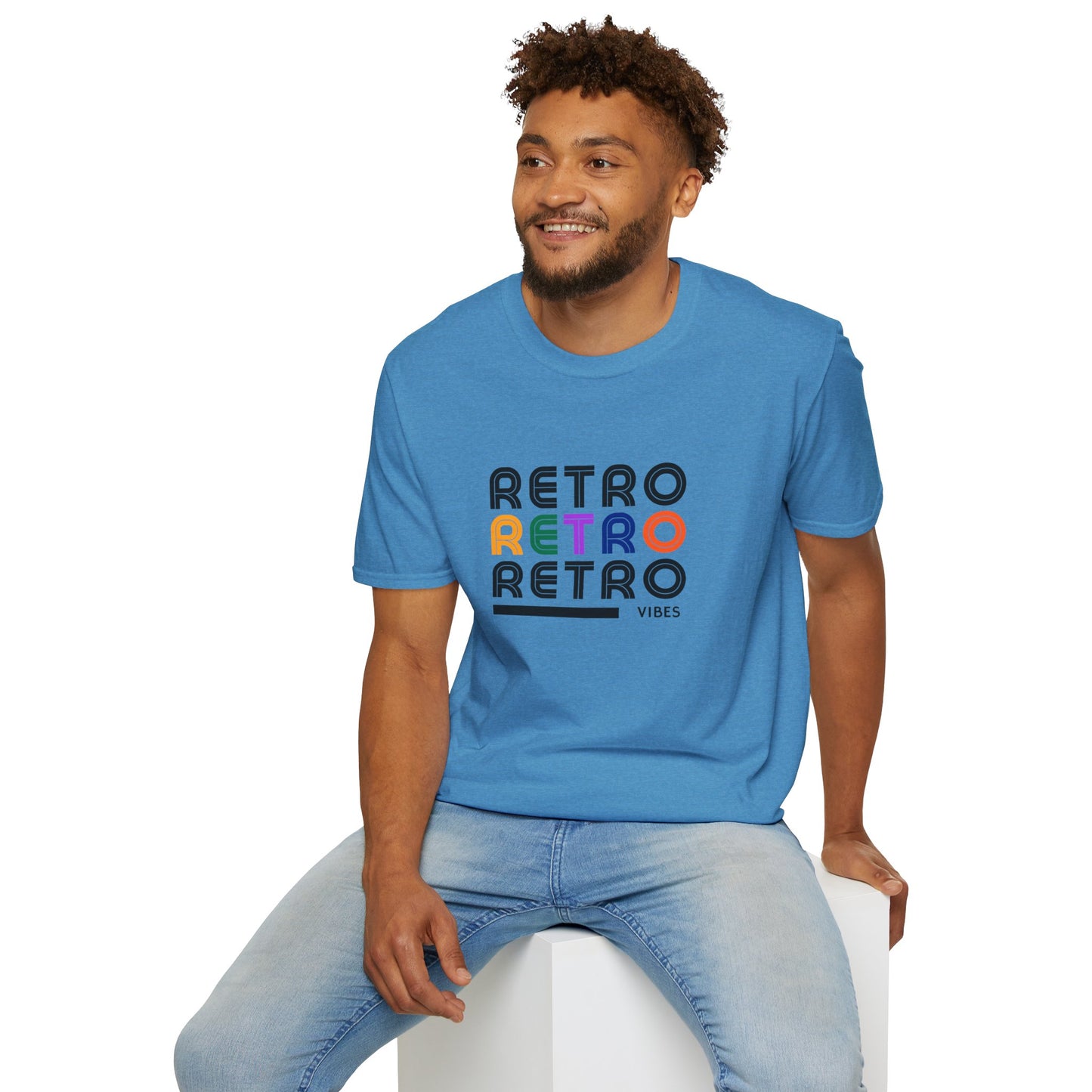 Retro Vibes Graphic Tee | Vintage Style Unisex T-Shirt | 90s Aesthetic Streetwear