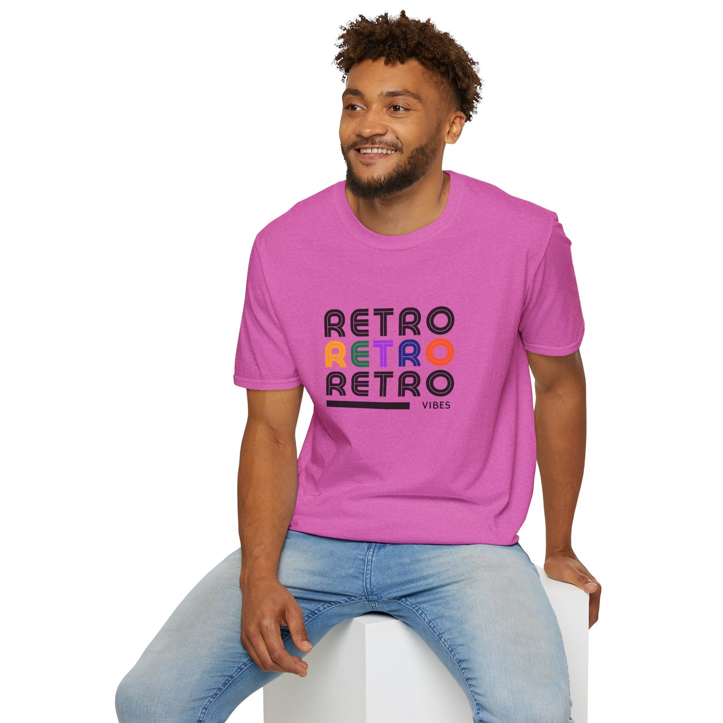 Retro Vibes Graphic Tee | Vintage Style Unisex T-Shirt | 90s Aesthetic Streetwear