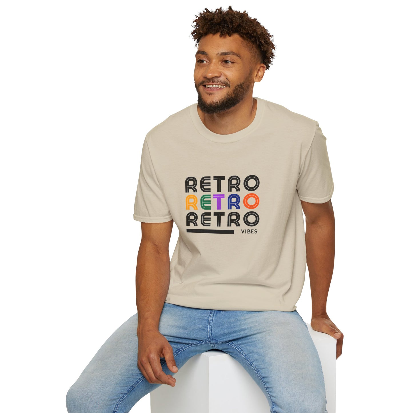 Retro Vibes Graphic Tee | Vintage Style Unisex T-Shirt | 90s Aesthetic Streetwear