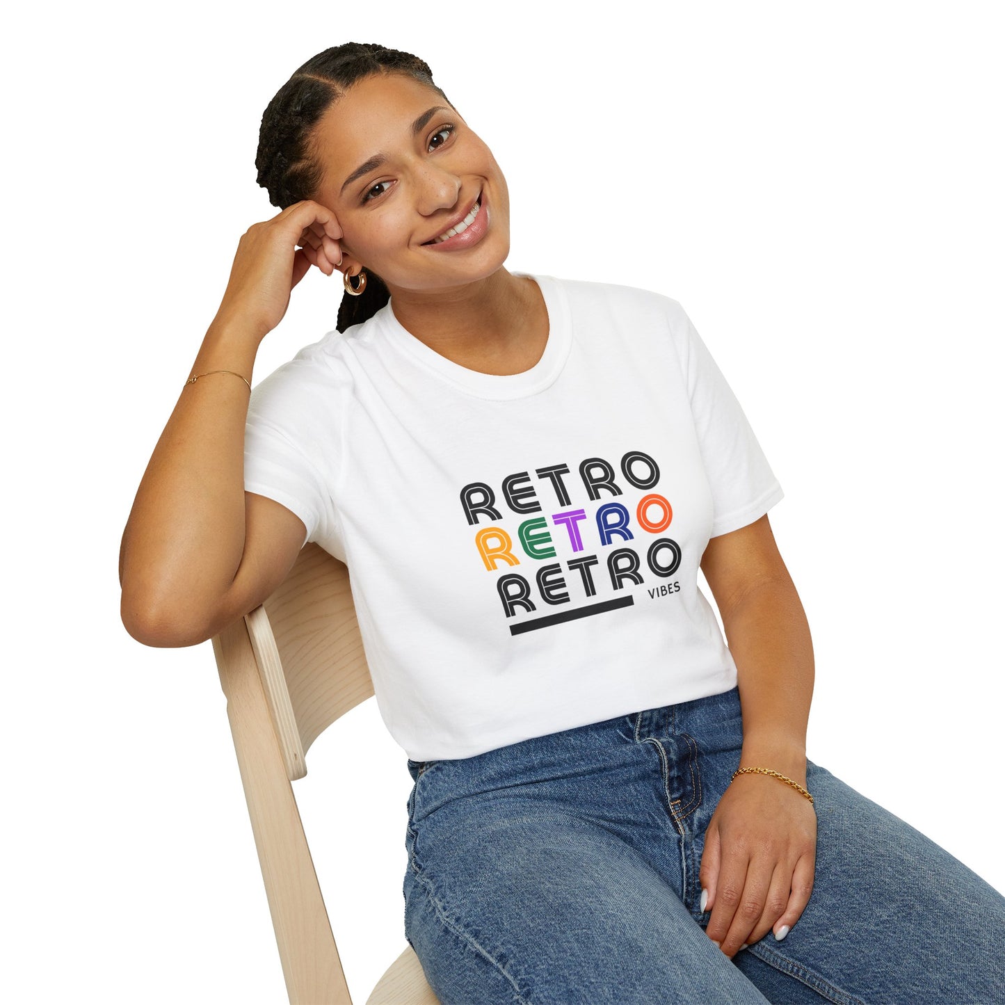 Retro Vibes Graphic Tee | Vintage Style Unisex T-Shirt | 90s Aesthetic Streetwear