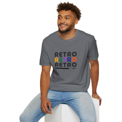 Retro Vibes Graphic Tee | Vintage Style Unisex T-Shirt | 90s Aesthetic Streetwear