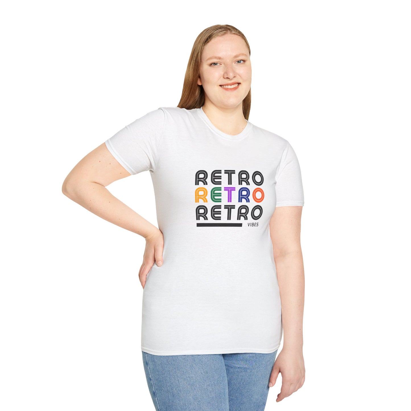 Retro Vibes Graphic Tee | Vintage Style Unisex T-Shirt | 90s Aesthetic Streetwear