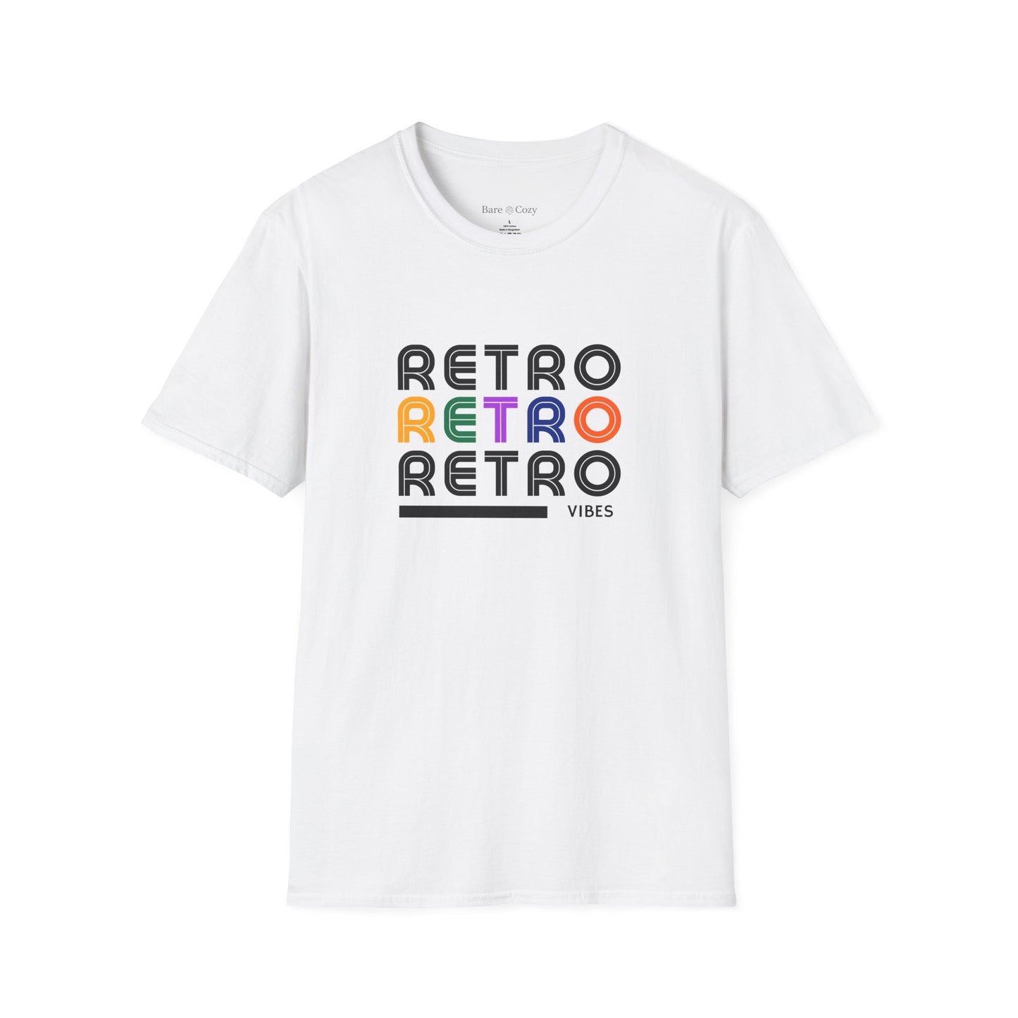 Retro Vibes Graphic Tee | Vintage Style Unisex T-Shirt | 90s Aesthetic Streetwear