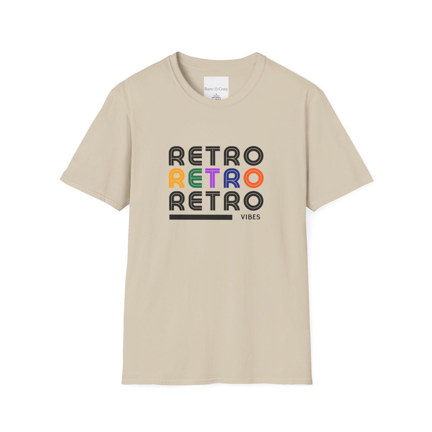 Retro Vibes Graphic Tee | Vintage Style Unisex T-Shirt | 90s Aesthetic Streetwear