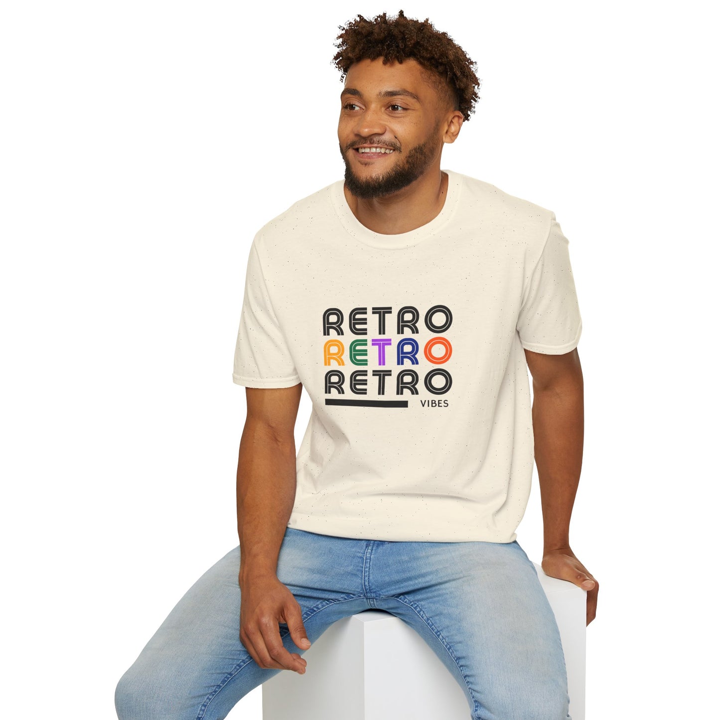 Retro Vibes Graphic Tee | Vintage Style Unisex T-Shirt | 90s Aesthetic Streetwear