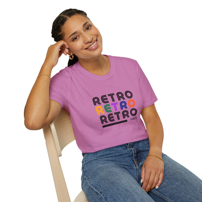 Retro Vibes Graphic Tee | Vintage Style Unisex T-Shirt | 90s Aesthetic Streetwear