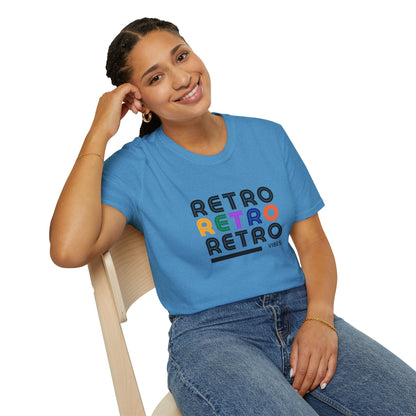 Retro Vibes Graphic Tee | Vintage Style Unisex T-Shirt | 90s Aesthetic Streetwear