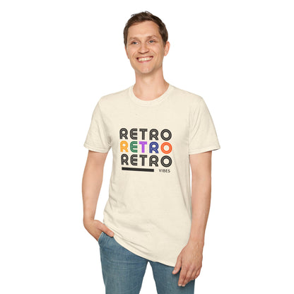 Retro Vibes Graphic Tee | Vintage Style Unisex T-Shirt | 90s Aesthetic Streetwear
