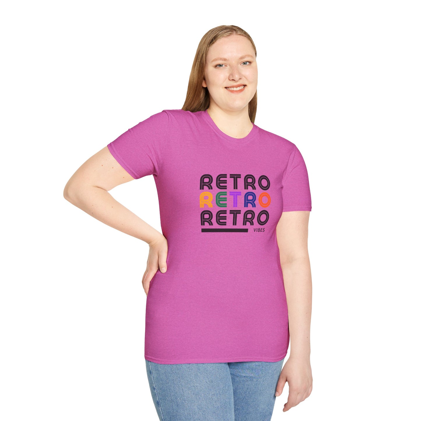 Retro Vibes Graphic Tee | Vintage Style Unisex T-Shirt | 90s Aesthetic Streetwear