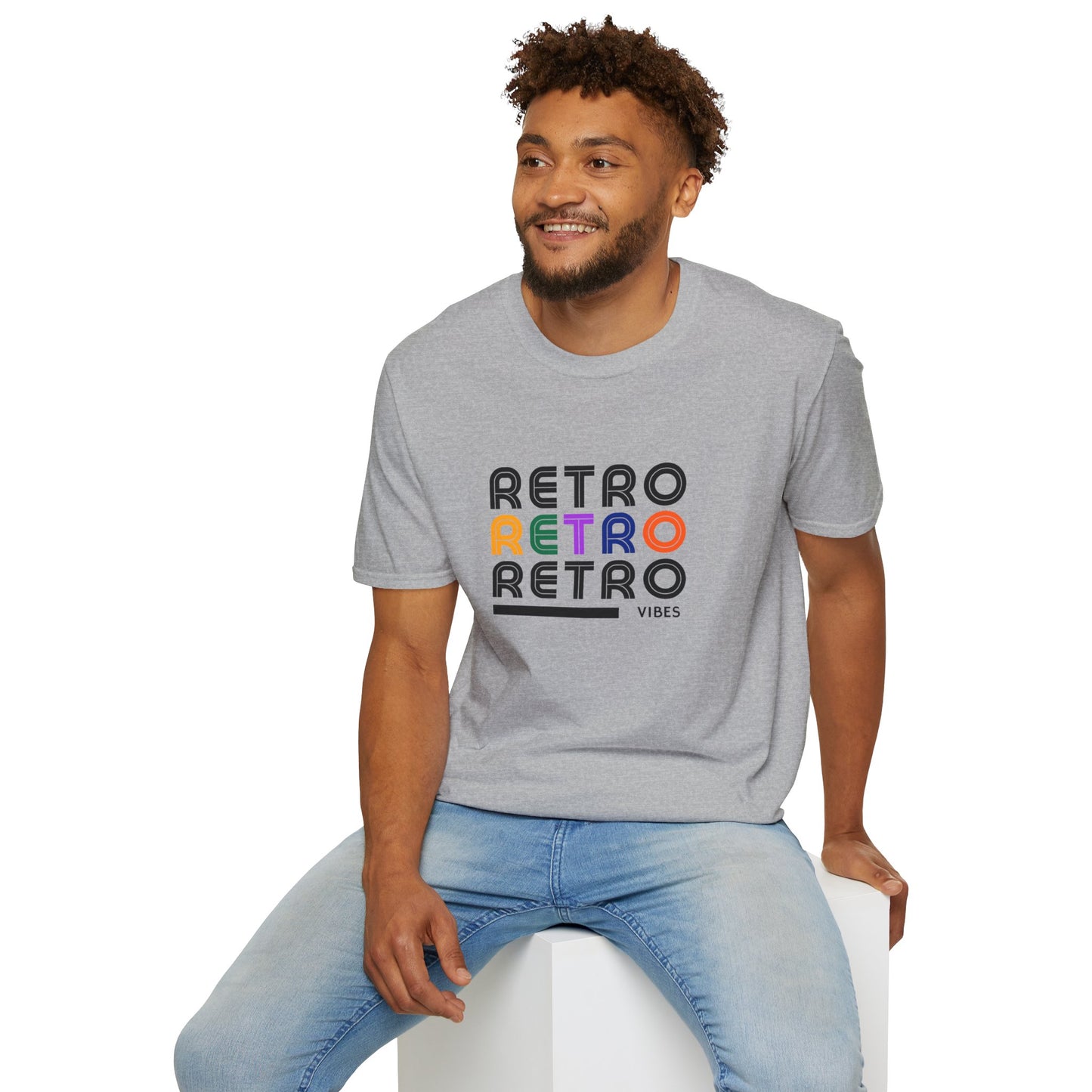 Retro Vibes Graphic Tee | Vintage Style Unisex T-Shirt | 90s Aesthetic Streetwear