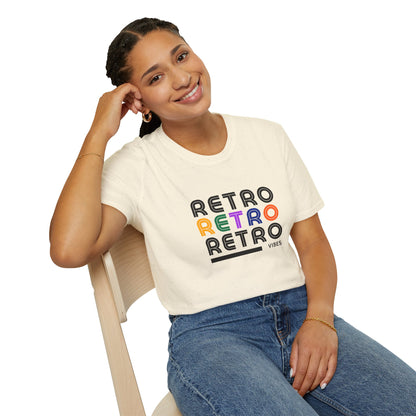 Retro Vibes Graphic Tee | Vintage Style Unisex T-Shirt | 90s Aesthetic Streetwear