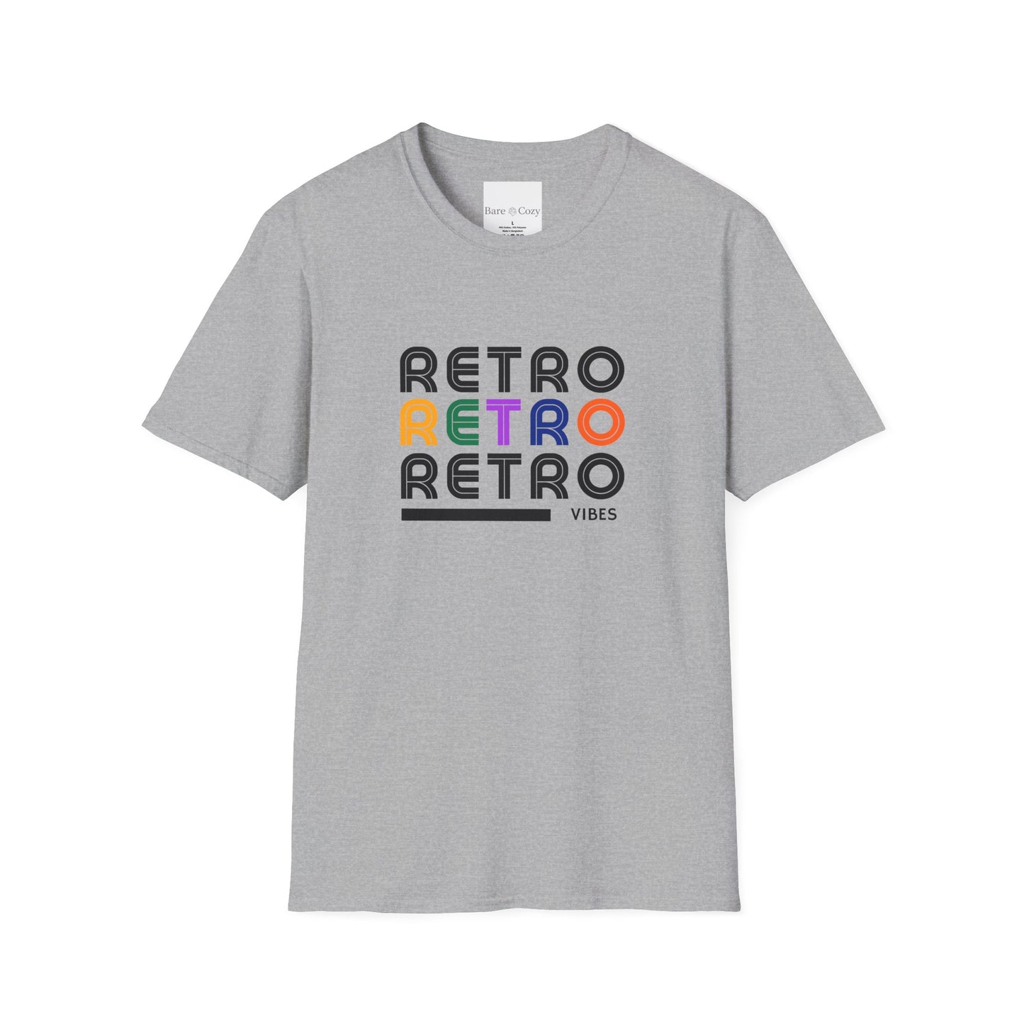 Retro Vibes Graphic Tee | Vintage Style Unisex T-Shirt | 90s Aesthetic Streetwear